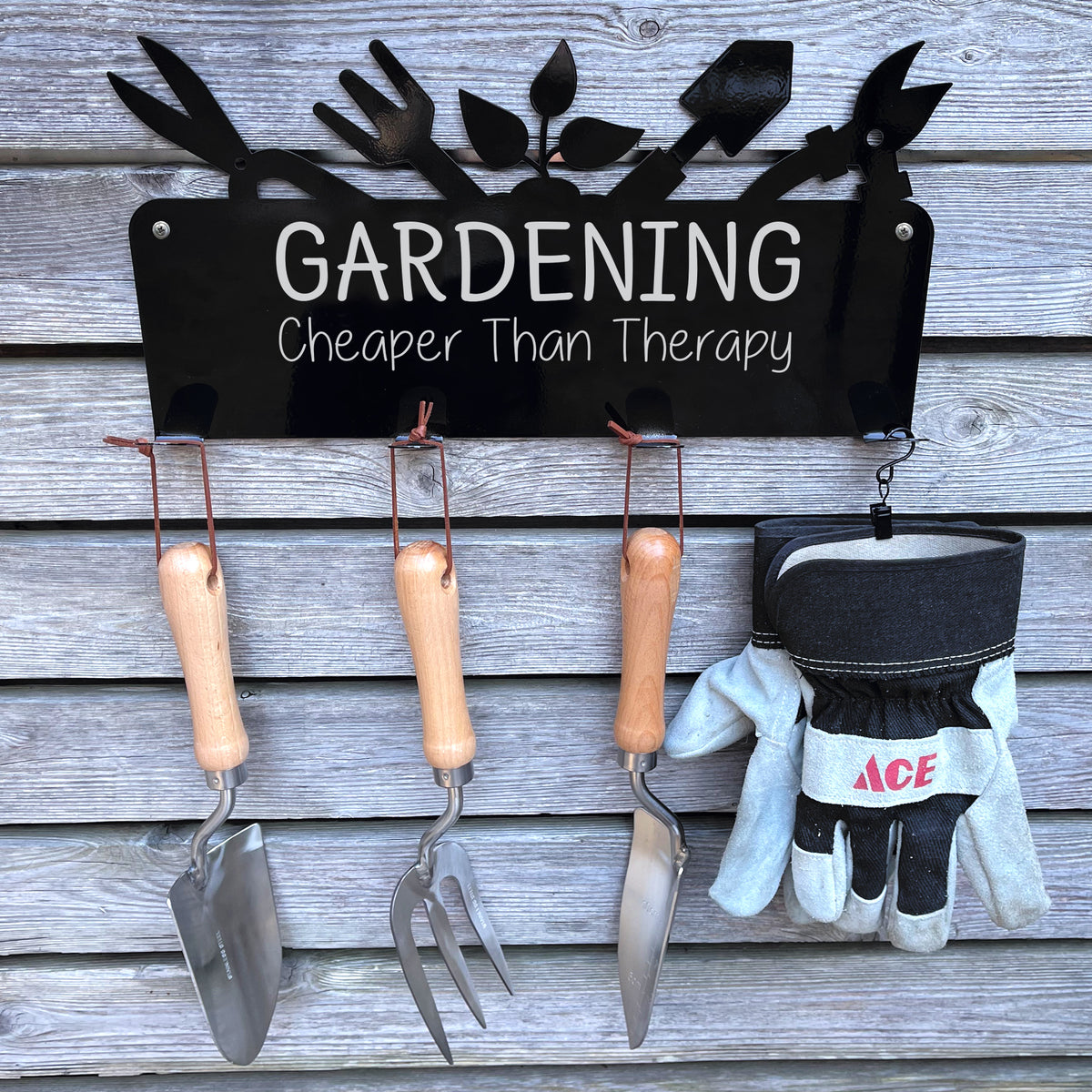 Garden Tool Hanger - Garden Metal Sign