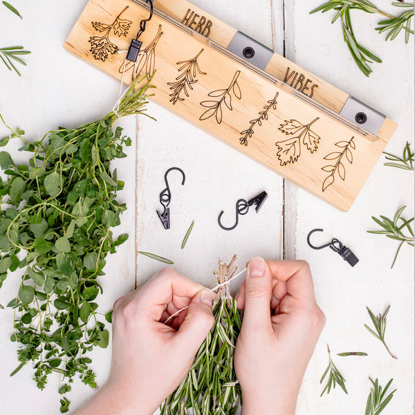 drying rack for plants Herb Vibes - Kitchen Herb Drying Rack
