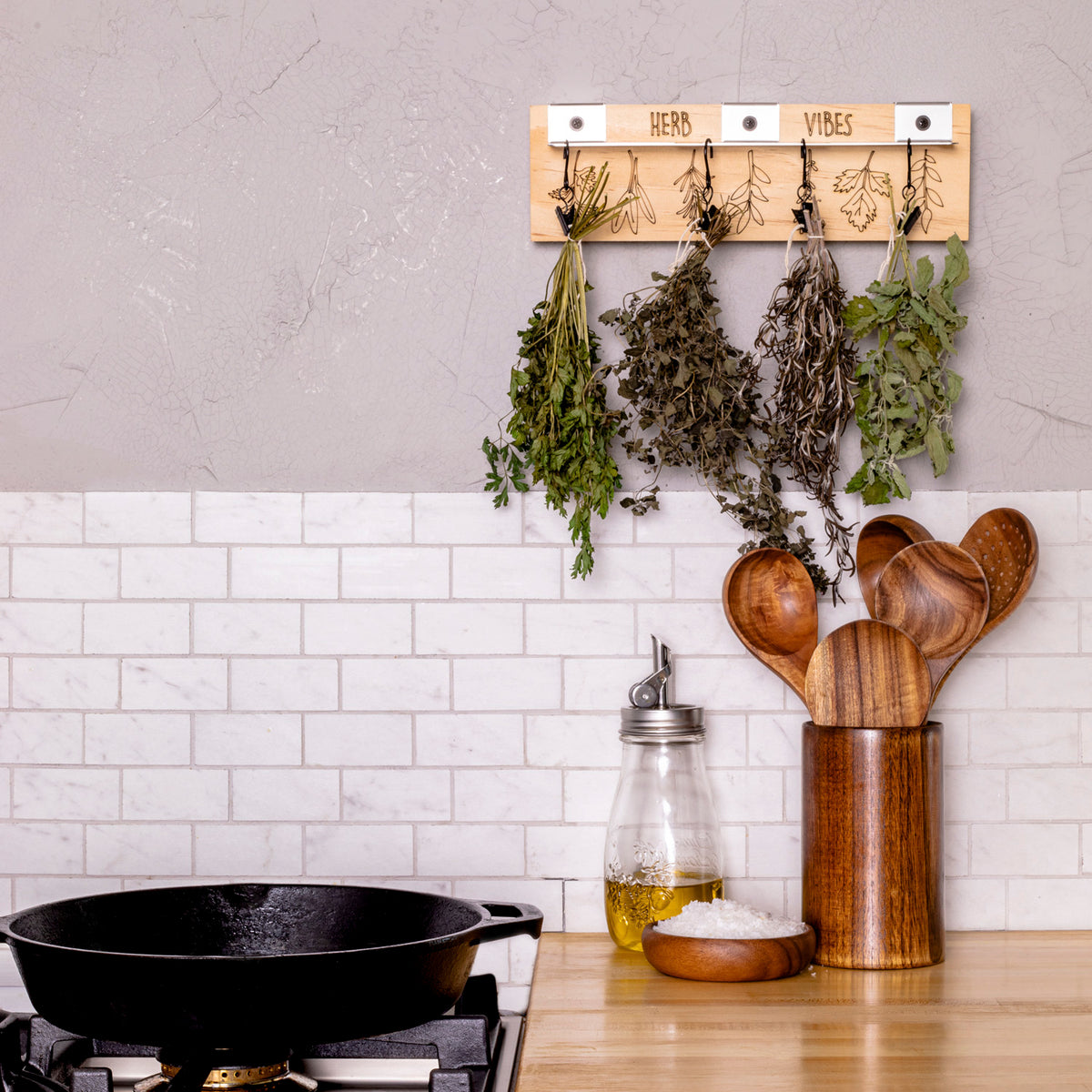 Herb Vibes - Kitchen Herb Drying Rack