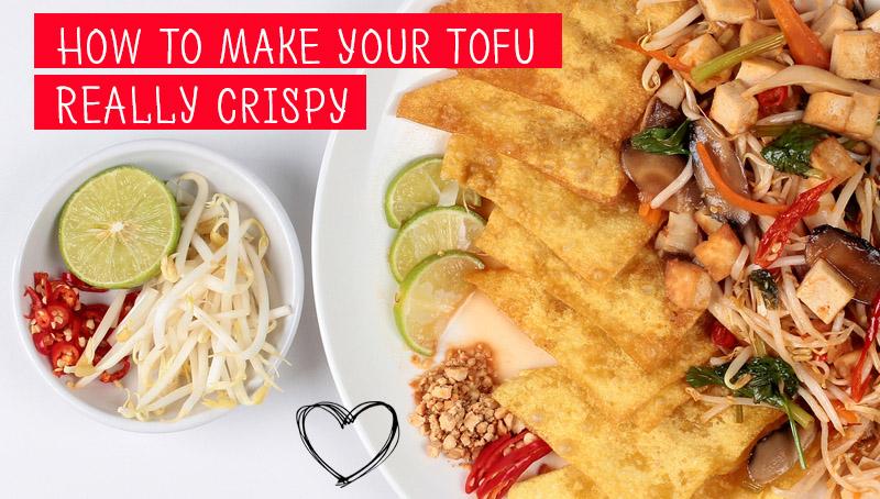 Learn: How to make your tofu REALLY crispy.