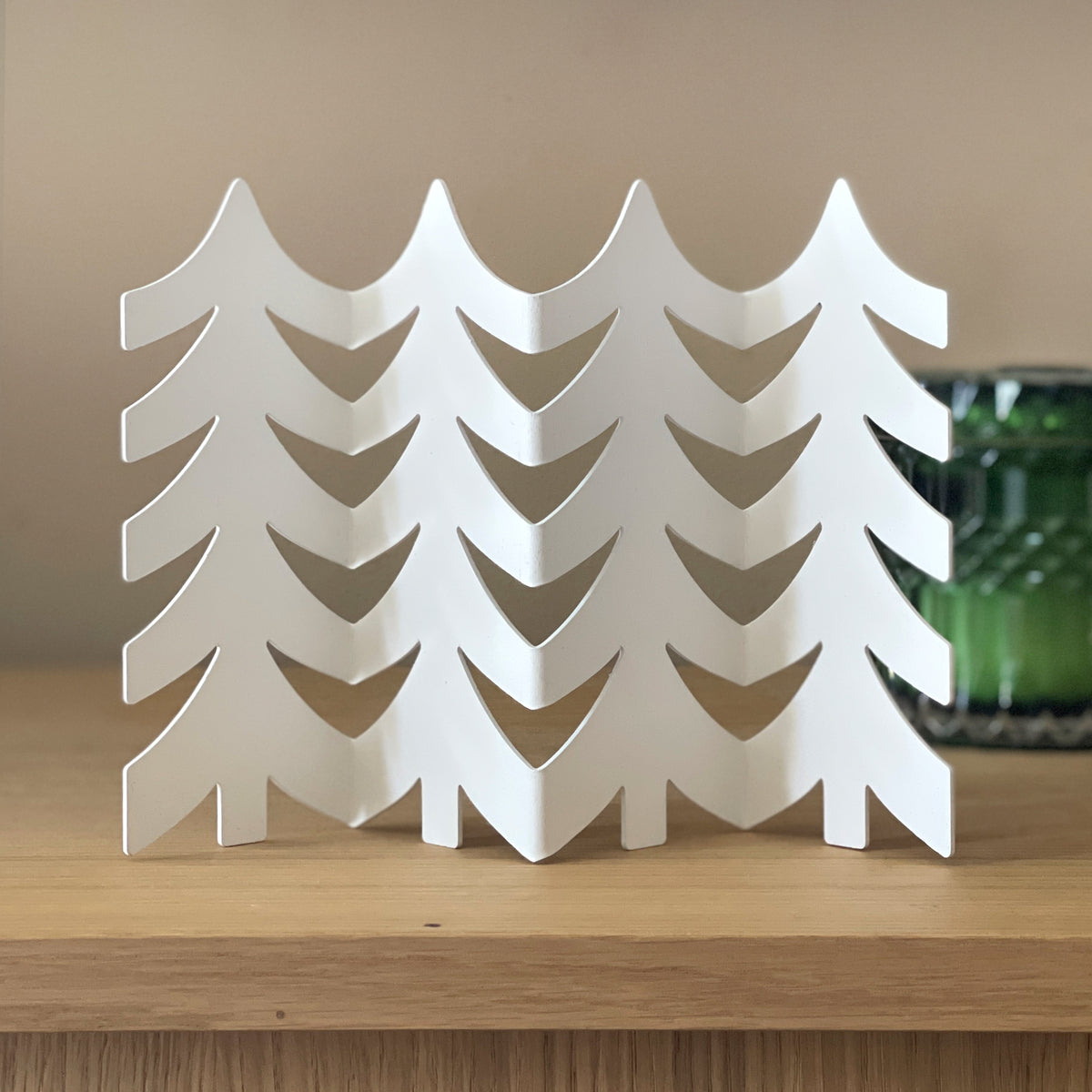Forever Folded Christmas Tree – Metal Paper Garland Style Mantel Decor