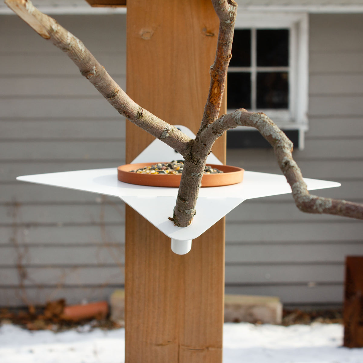 Branching Out Modern Bird Feeder