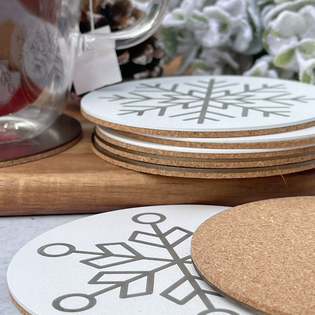 Snowflake Coasters