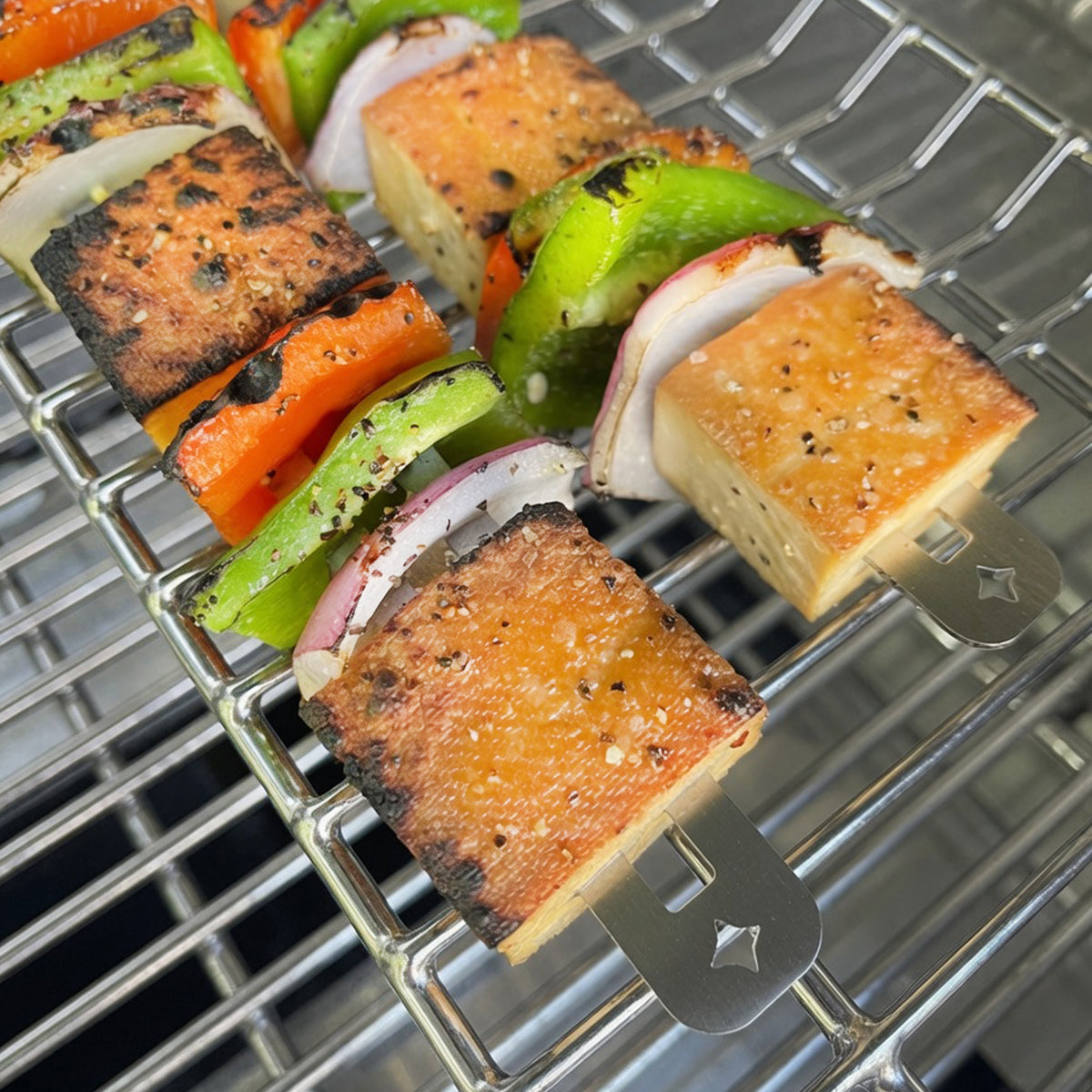 Mini Tofu Grilling Skewers