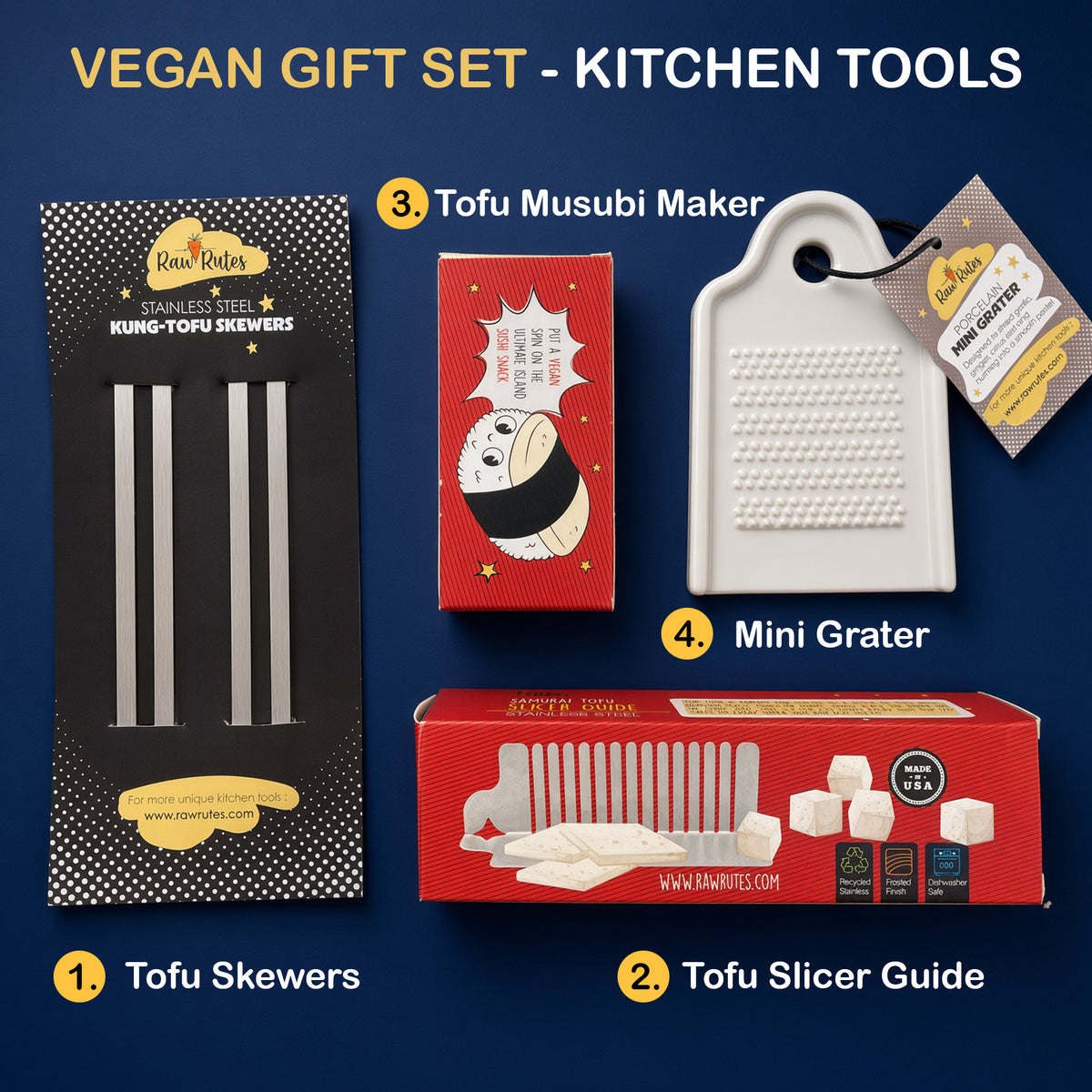 Vegan Gift Box - Tofu Kitchen Tool Set