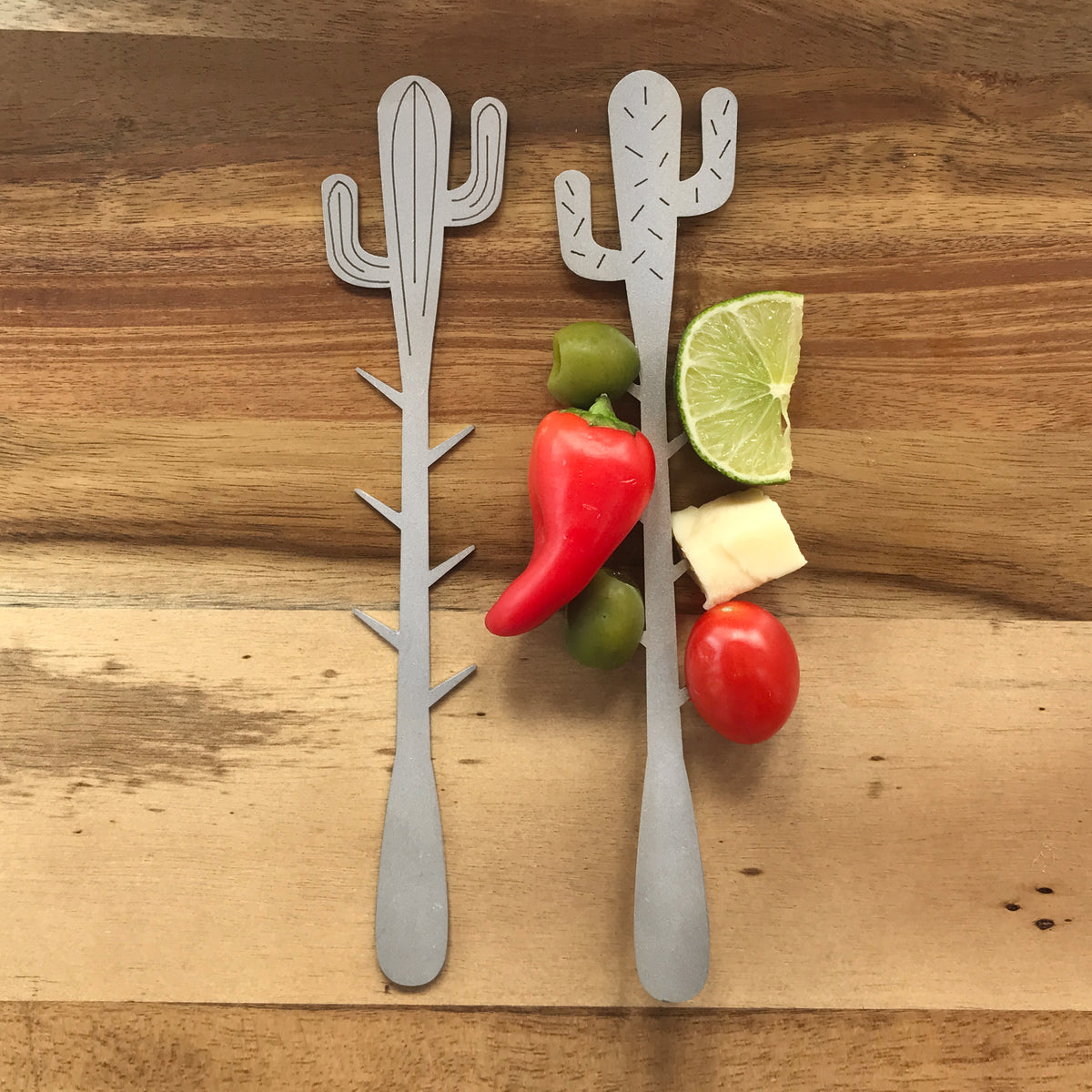 Bloody Mary Cactus Cocktail Picks - Gourmet Cocktail Pick Set