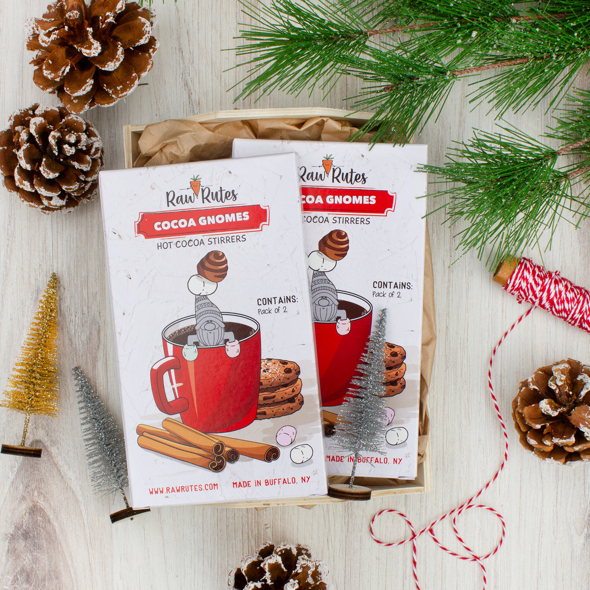 Hot Cocoa Gnome Gift Box