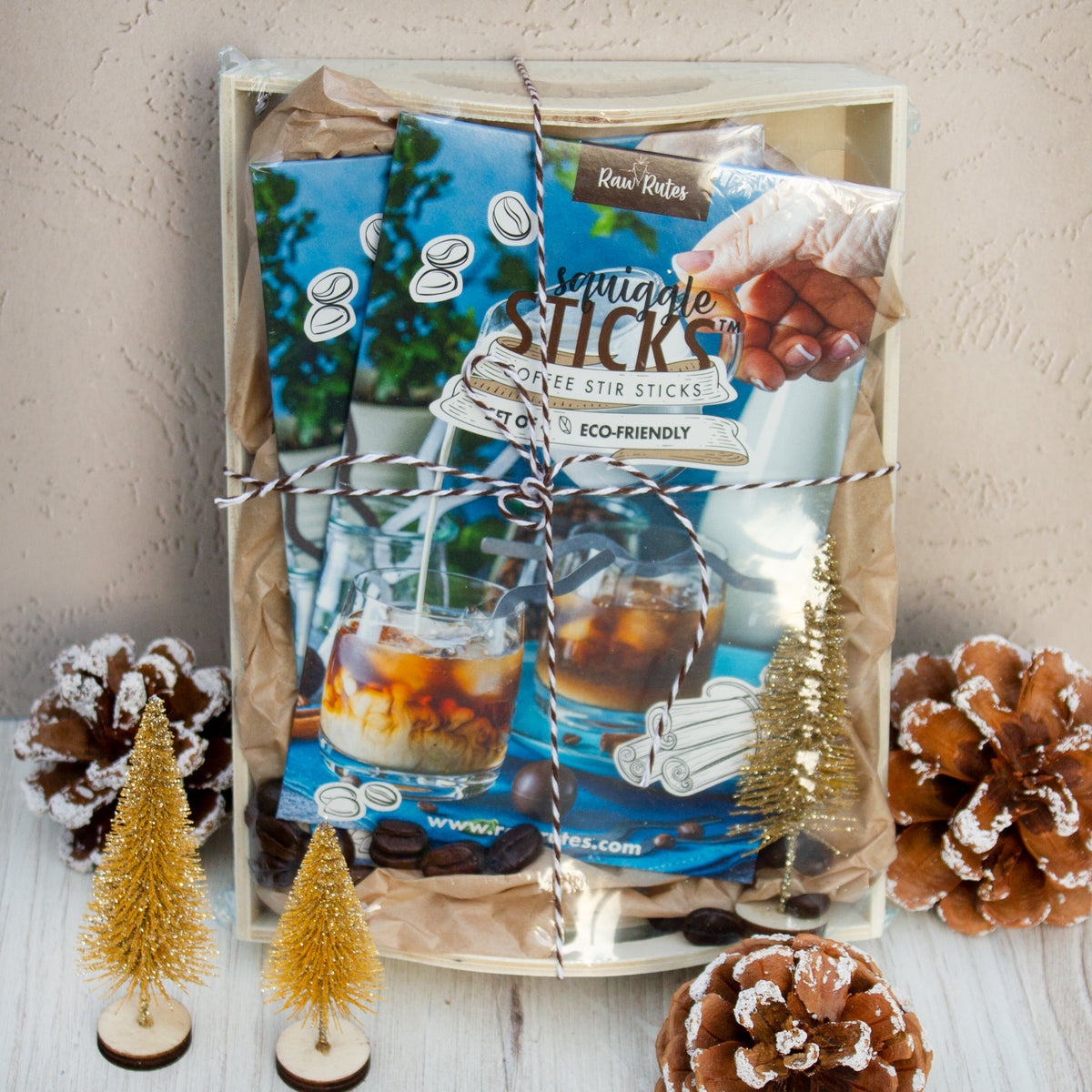 Coffee Lovers Gift Box - Eco Friendly Coffee Stirrers