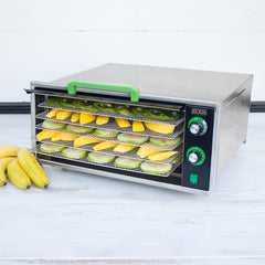 Raw Rutes Square Rutes 5 Tray Stainless Steel Dehydrator