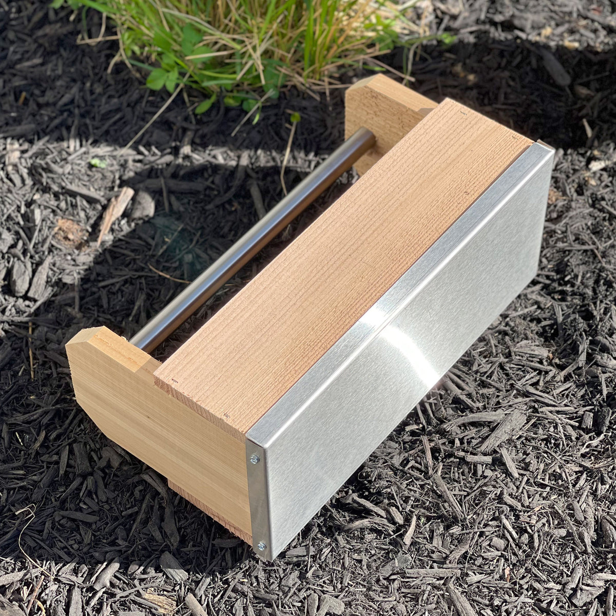 Garden Caddy - Cedar Tool Box with Handle