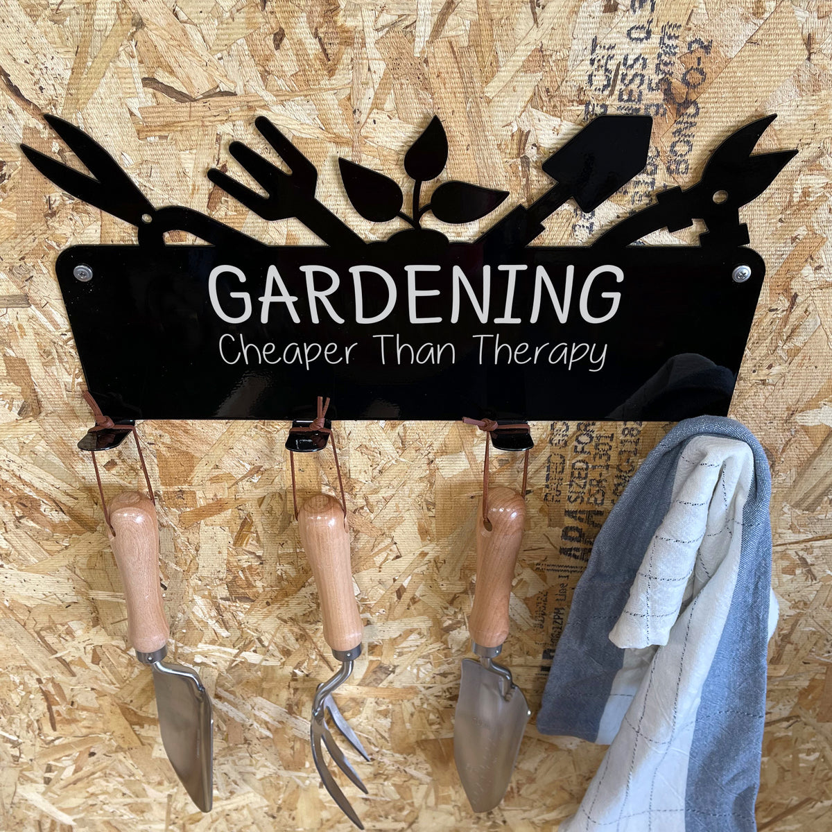 Garden Tool Hanger - Garden Metal Sign