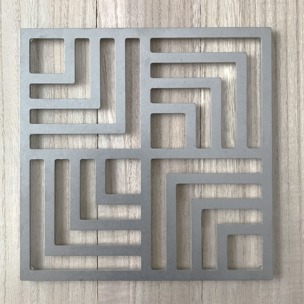 Geo Squares Trivet - Stainless Steel Geometric Trivet