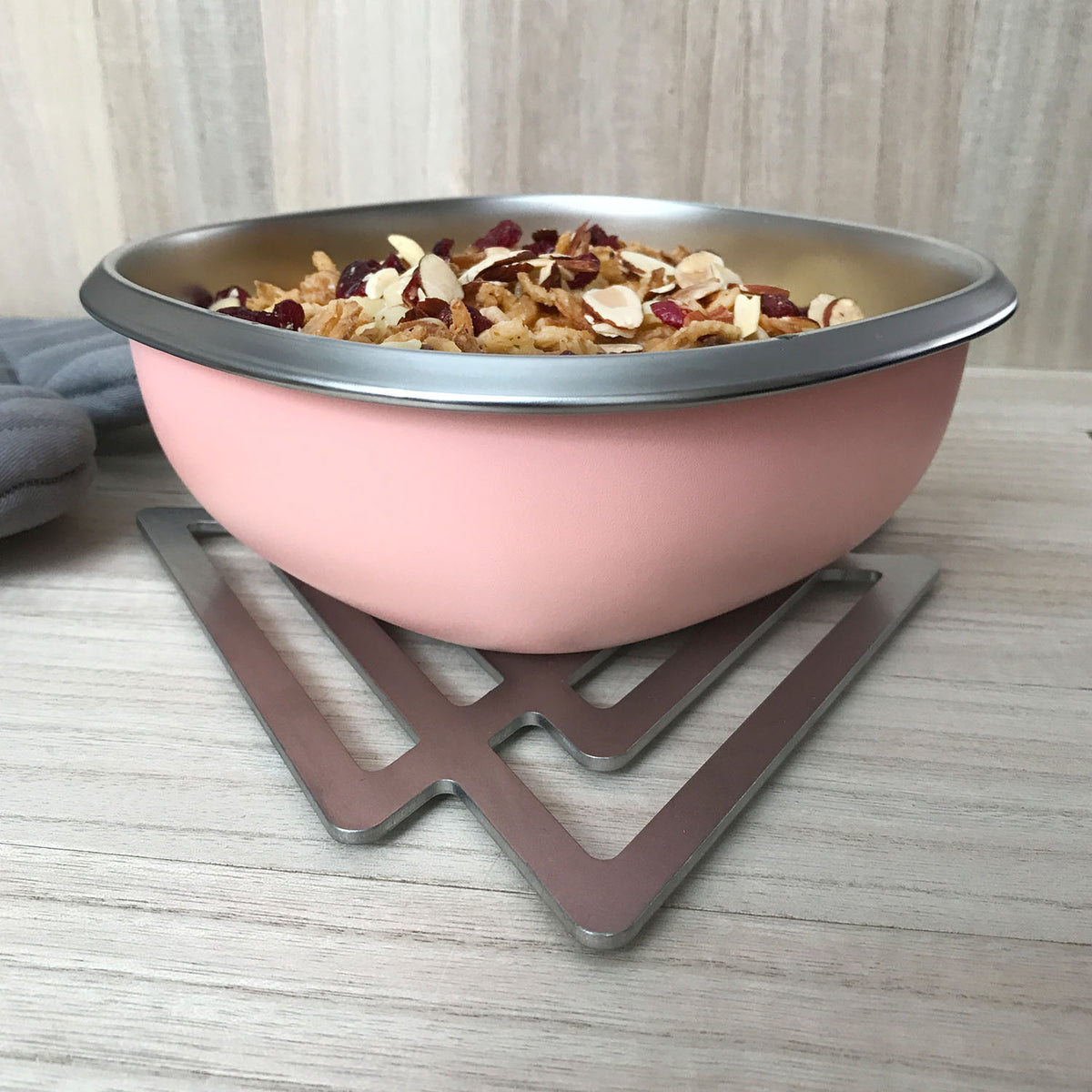 Geo Triangle Trivet - Stainless Steel Geometric Trivet