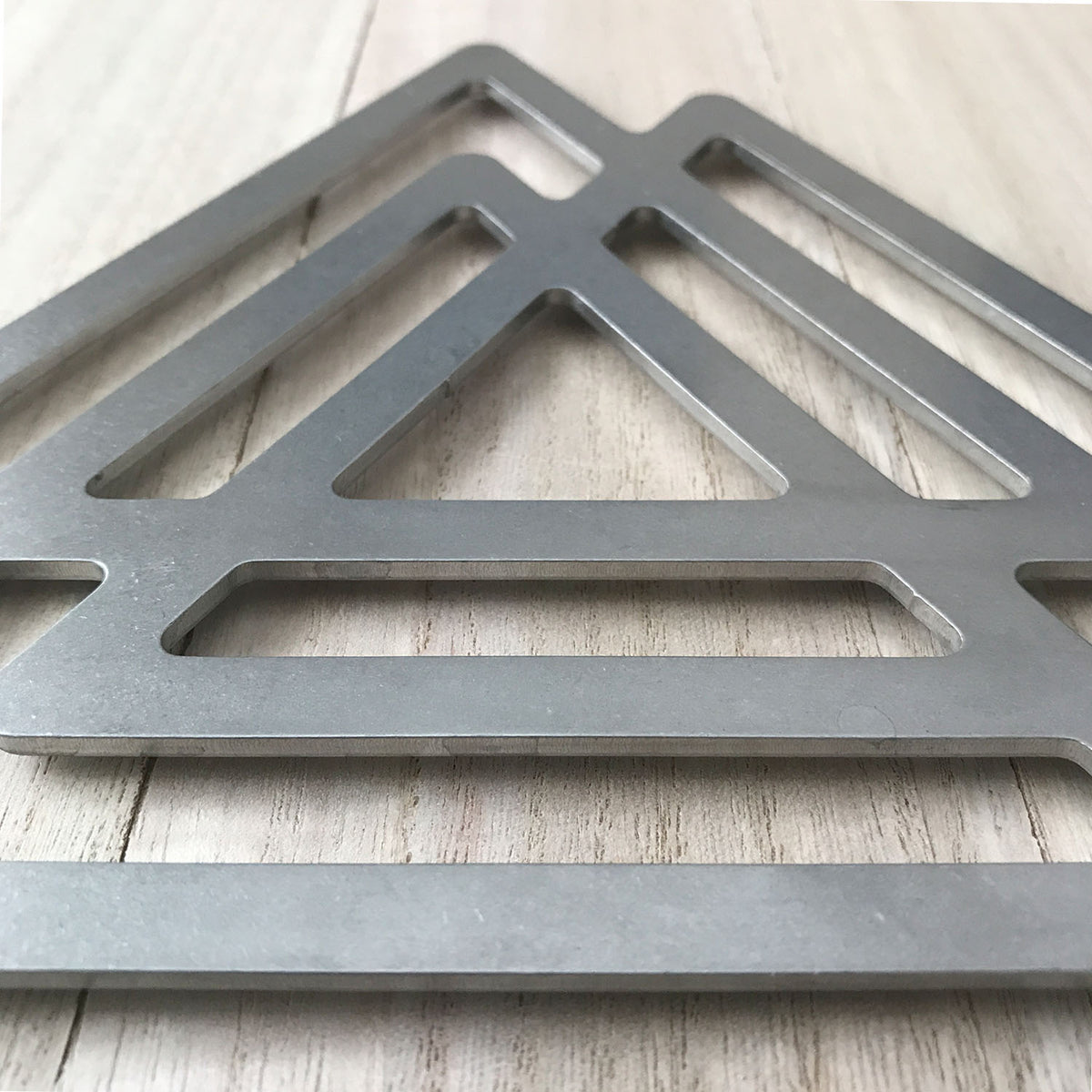 Geo Triangle Trivet - Stainless Steel Geometric Trivet