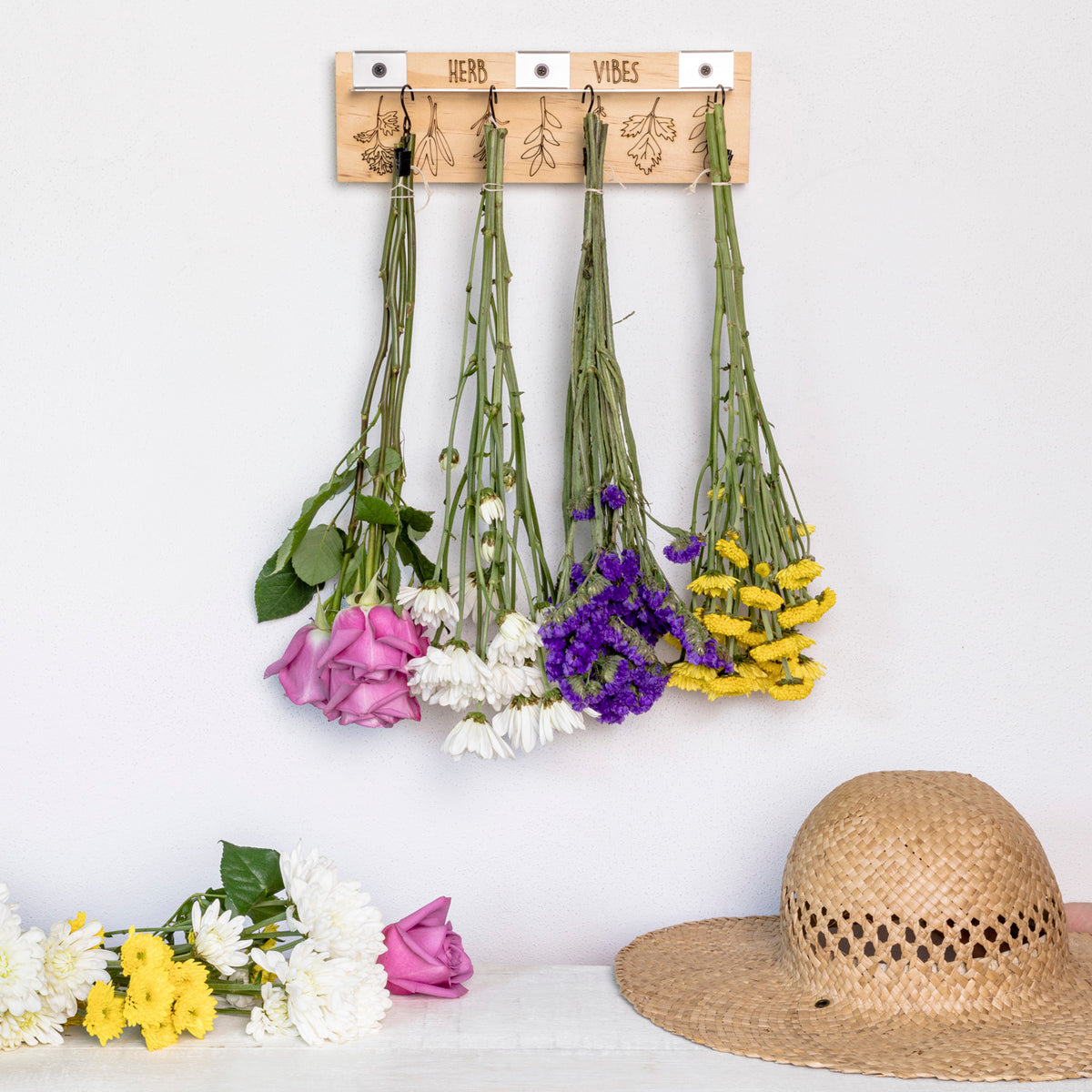 Herb & Flower Drying Rack
