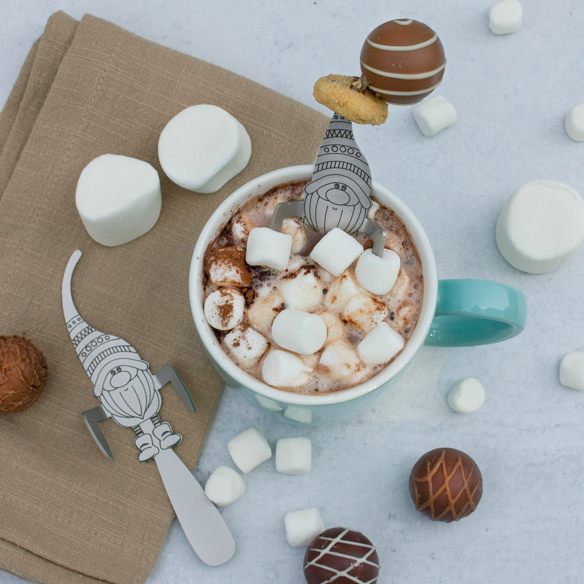 Cocoa Gnomes - Coffee &amp; Cocoa Stirrers