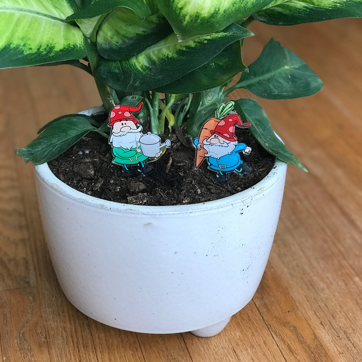 Houseplant Gnomes / Indoor Plant Markers / Gardening Gang