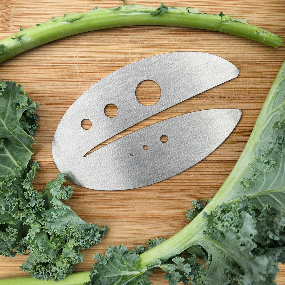 Herb Razor Kale Razor - Kale and Herb Stripping Tool - Raw Rutes