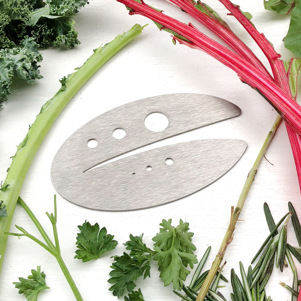 Herb Razor Kale Razor - Kale and Herb Stripping Tool - Raw Rutes