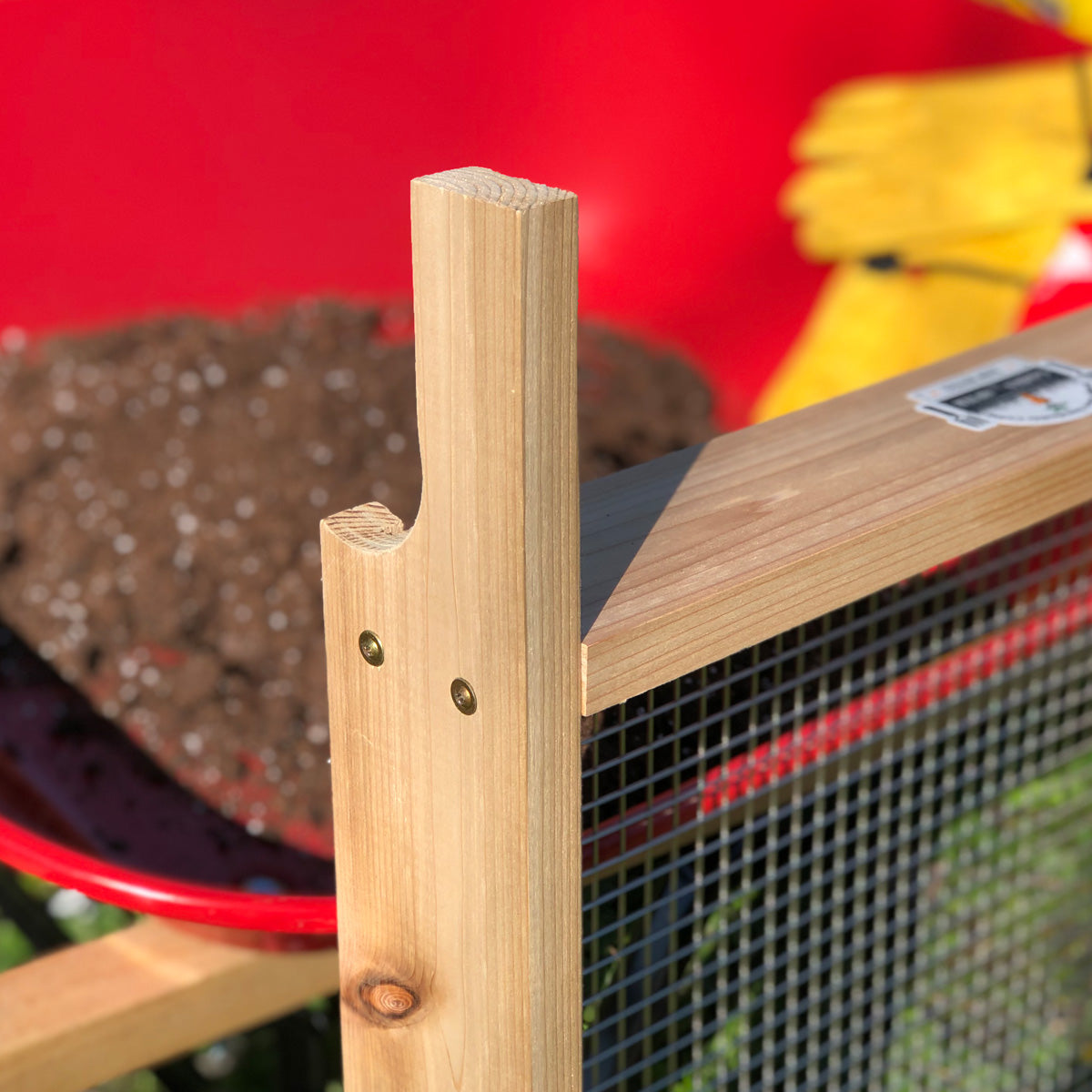 Large Cedar Garden Sifter