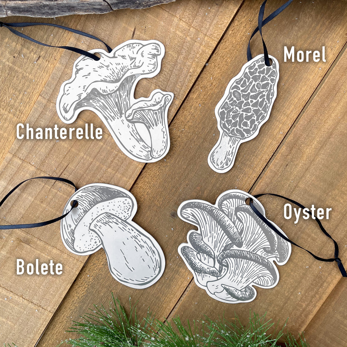 Mushroom Ornaments - Woodland Decor