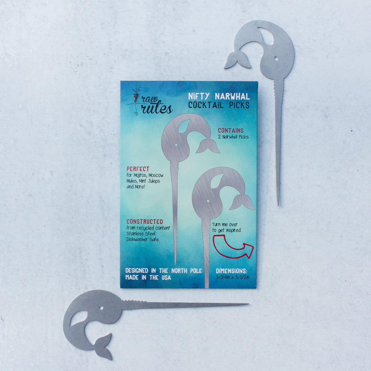 Nifty Narwhals - Gourmet Cocktail Pick Set