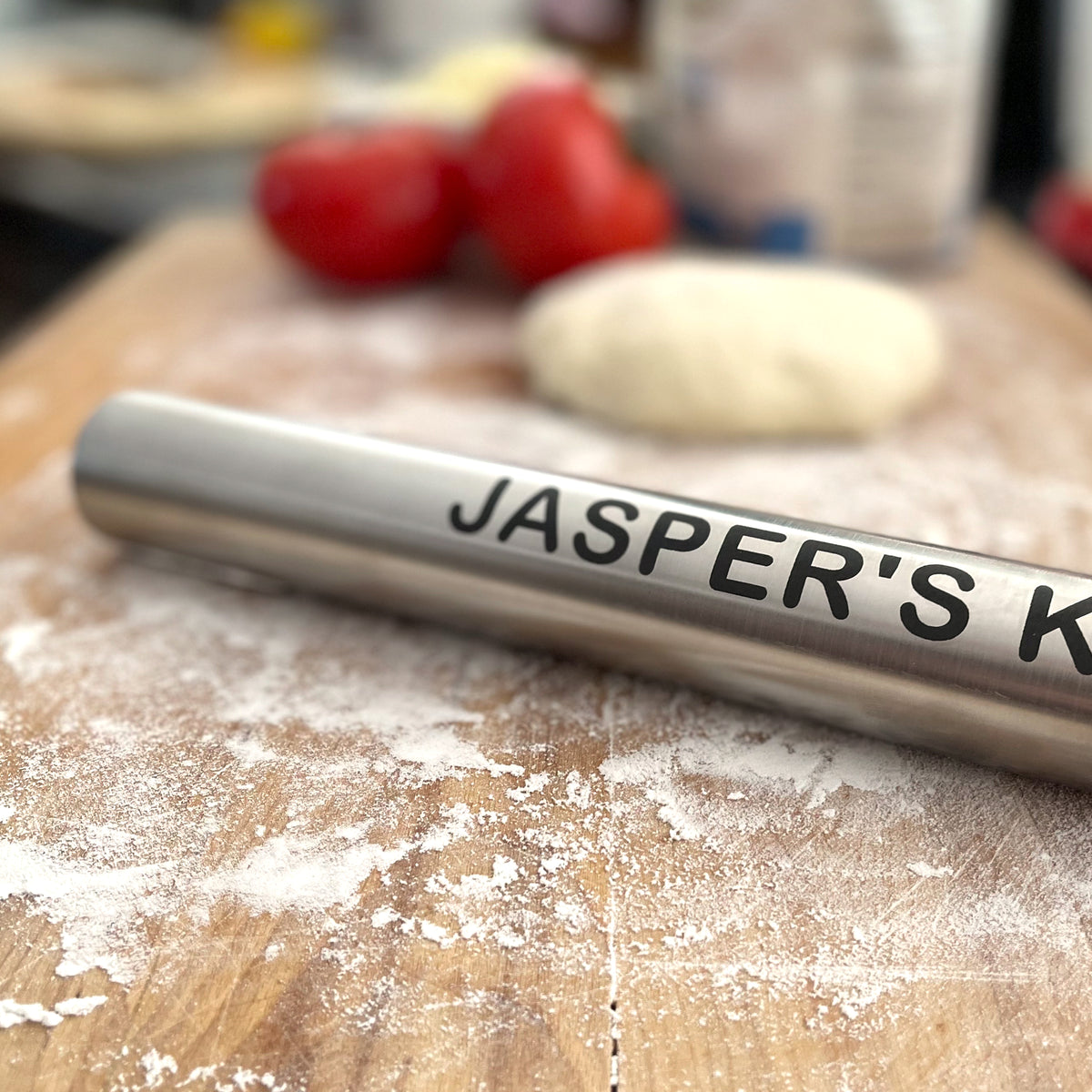 Pizza Rolling Pin - Pasta Rolling Pin - Personalize