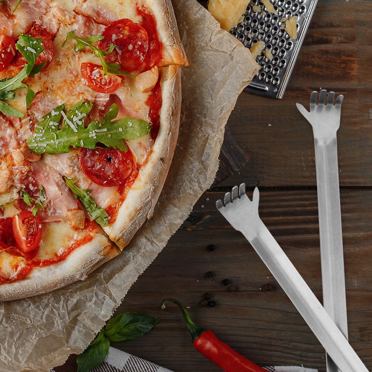 Pizza Spinners | Pizza Turning Forks | Set of 2