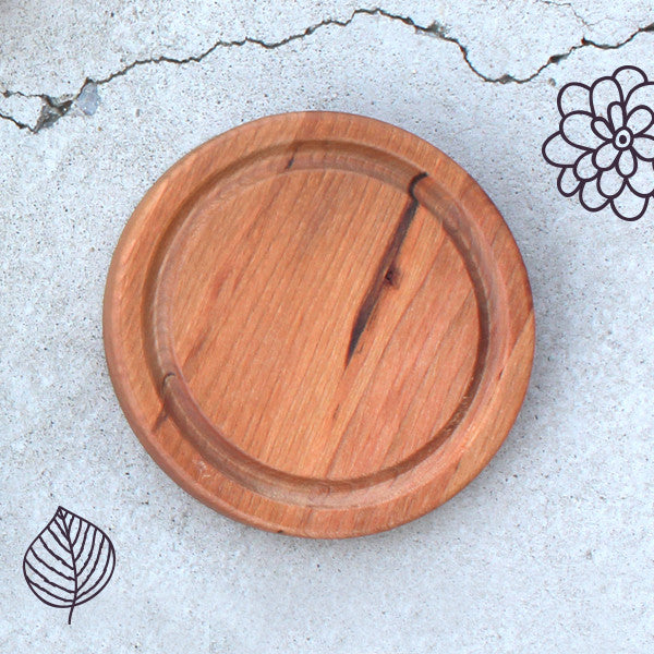 6&quot; Reclaimed Cherry Board (Round)