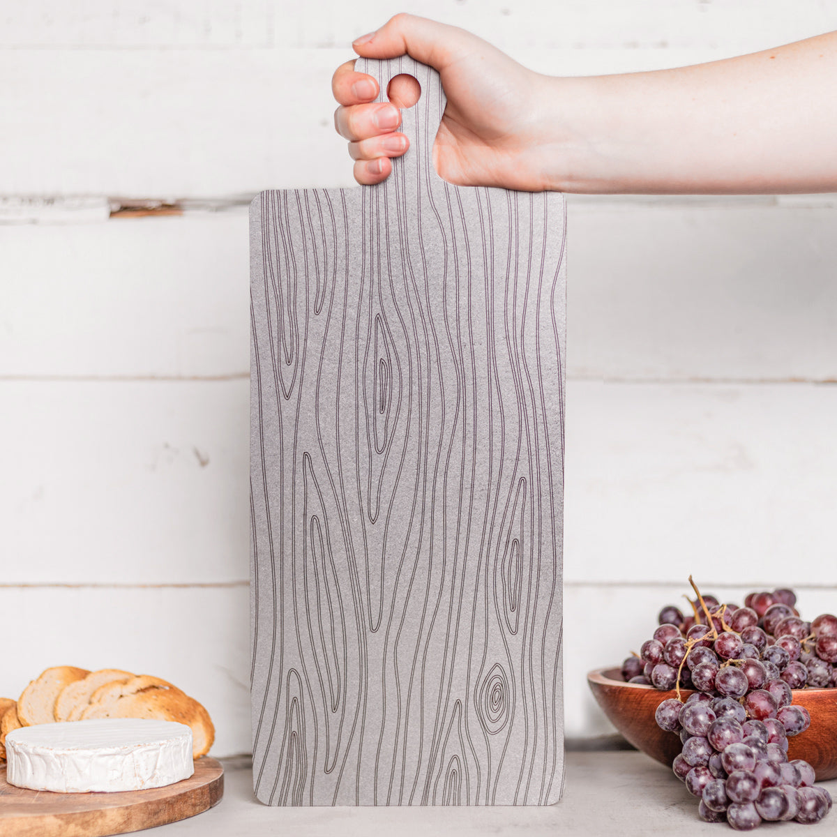 Woodland Serving Board - Stainless Steel