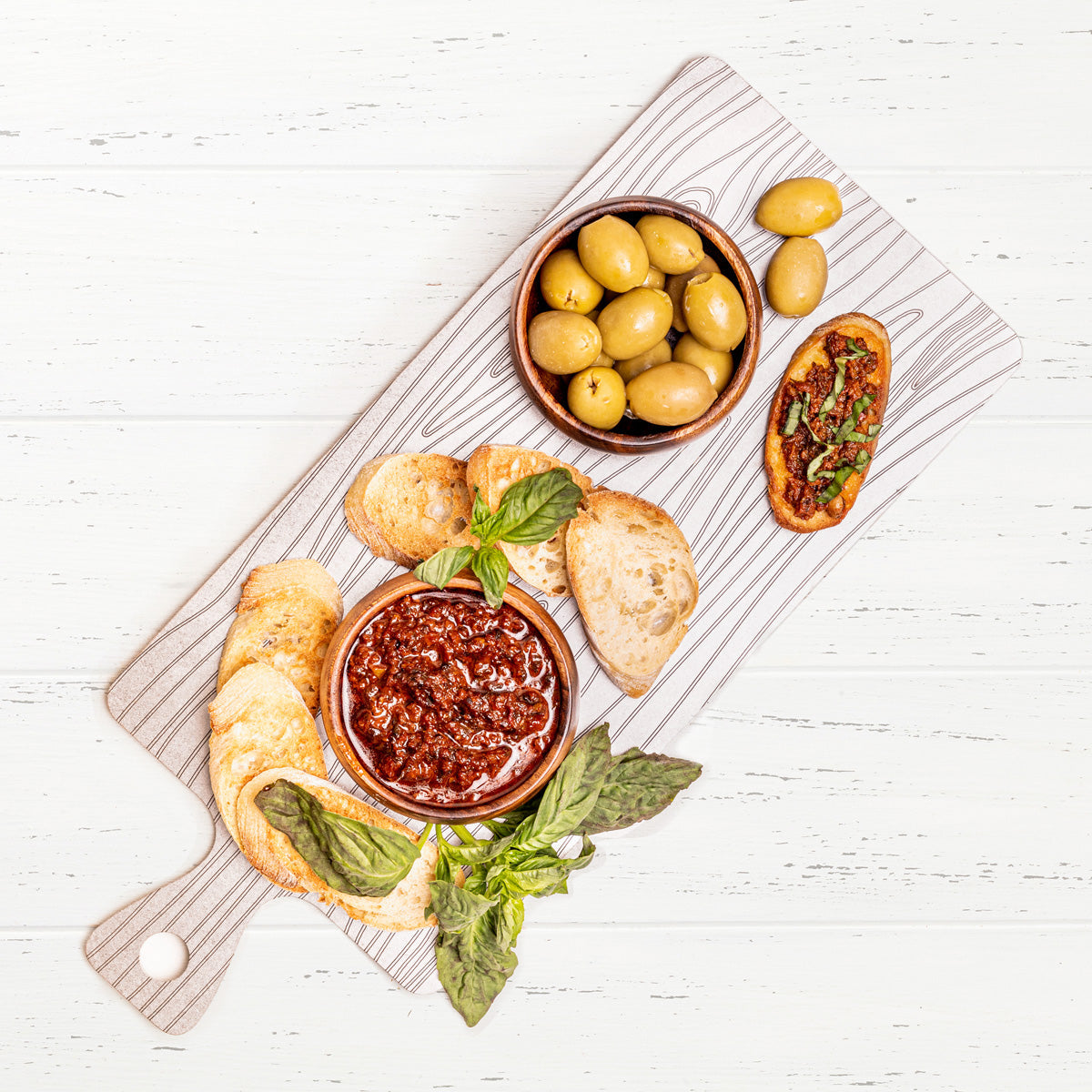 Woodland Serving Board - Stainless Steel